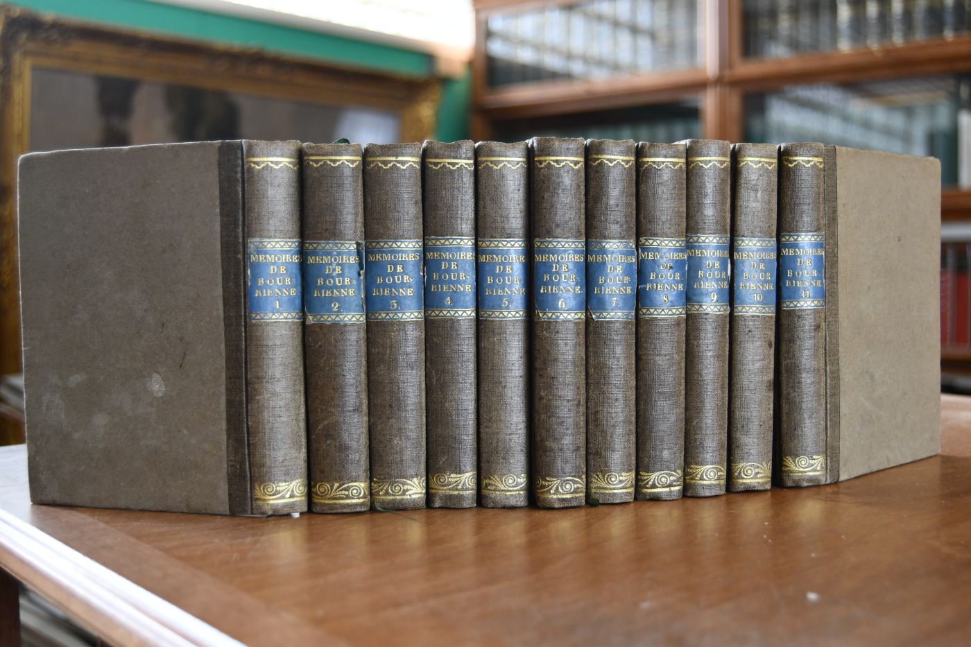 Memoires de M. de Bourrienne, ministre d`etat, sur Napoleon, le Directoire, Le Consulat, L`Empirs et la Restauration, 11 Bde.