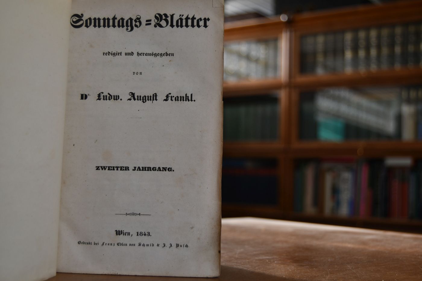Sonntags-Blätter 2. Jahrgang 1843.