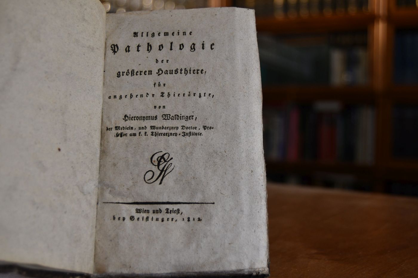 Allgemeine Pathologie der größeren Hausthiere für angehende Thierärzte.