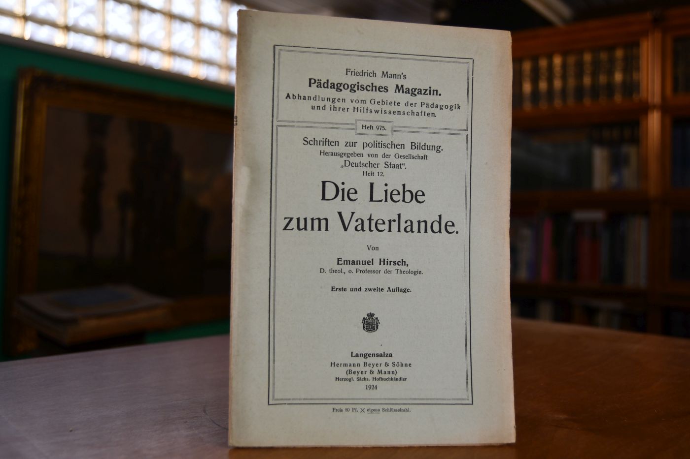 Die Liebe zum Vaterlande.