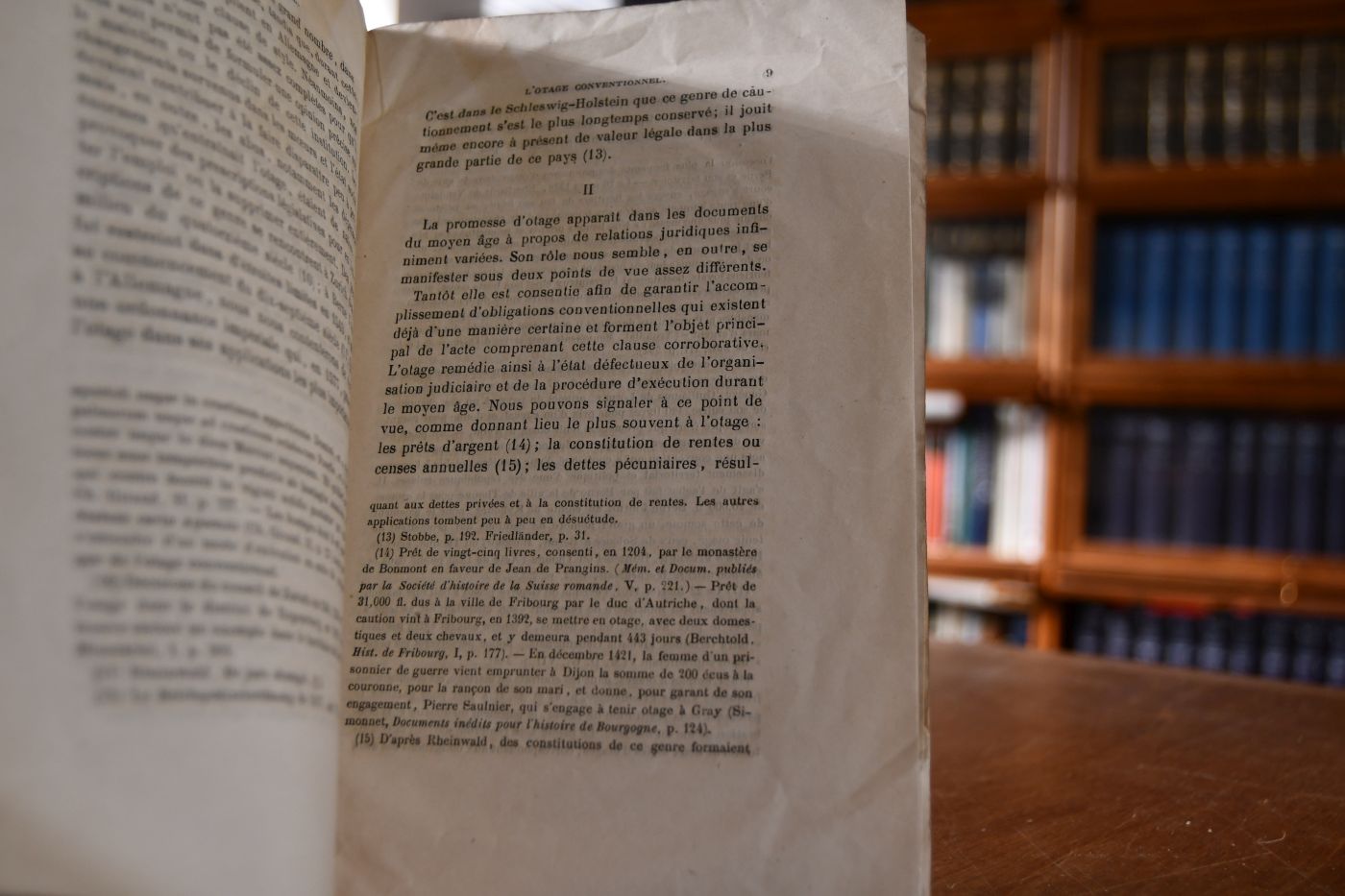L`otage conventionnel d`apres des documents du moyen age.