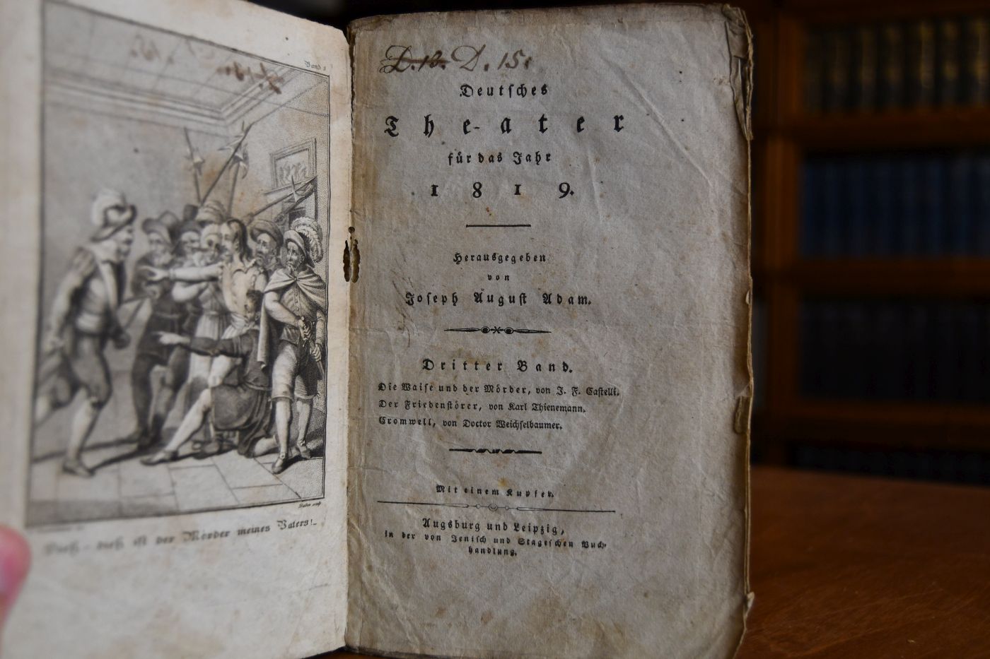 Deutsches Theater für das Jahr 1819. 3. Band (von 6) apart.