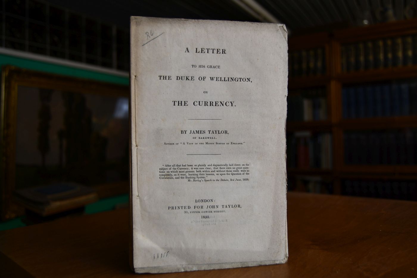A letter to his grace the Duke of Wellington on The Currency.