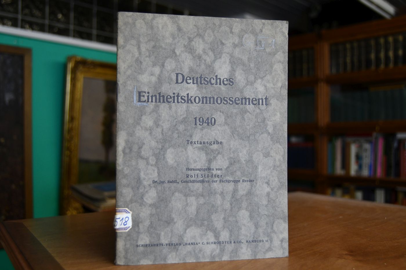 Deutsches Einheitskonnossement 1940. Textausgabe.