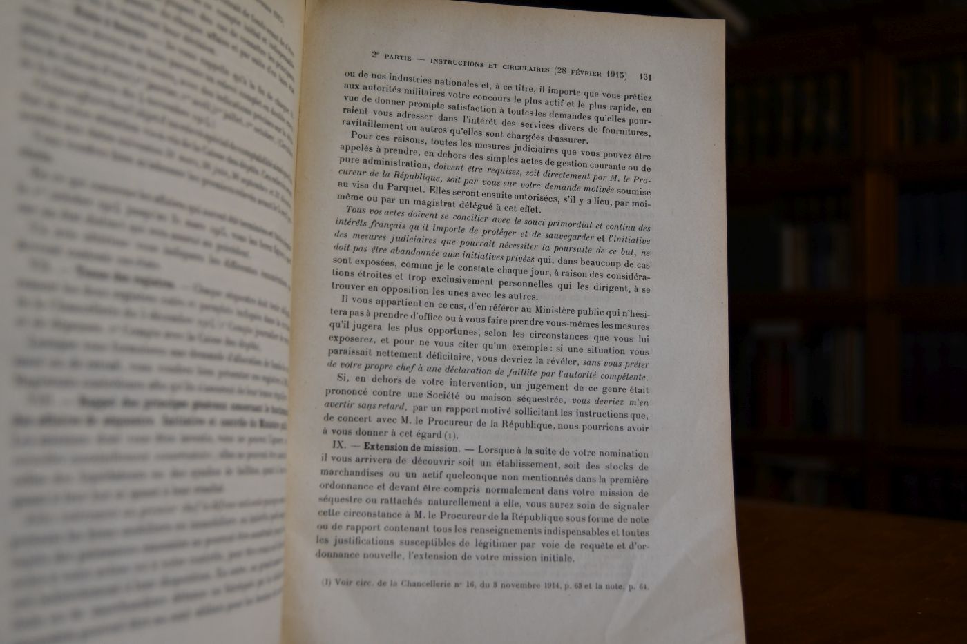 Manuel des Sequestres. Recueil des lois, decrets, instructions et circulaires sur les sequestres des biens allemands et austro-hongrois.