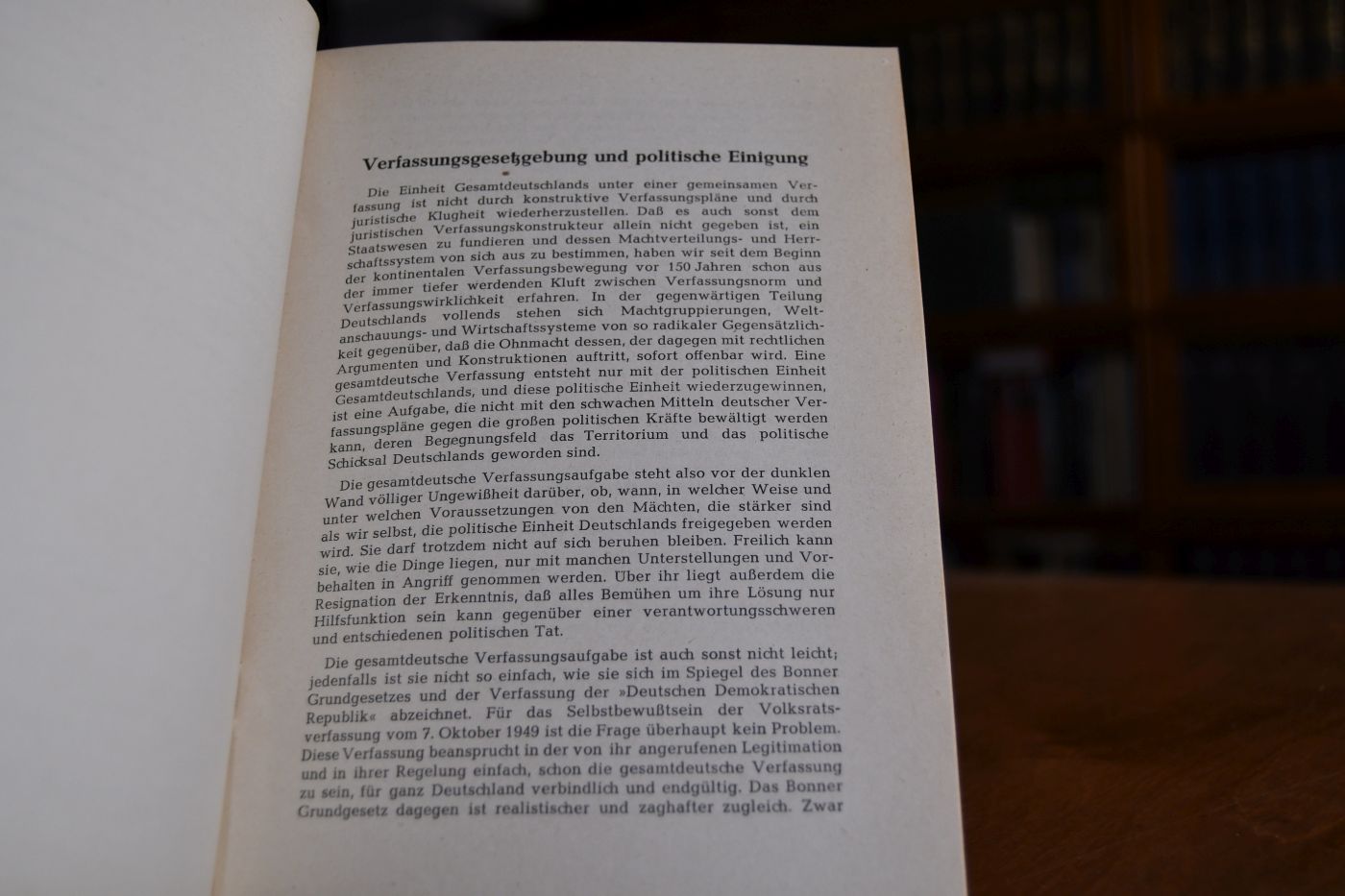 Die Frage der gesamtdeutschen Verfassung.