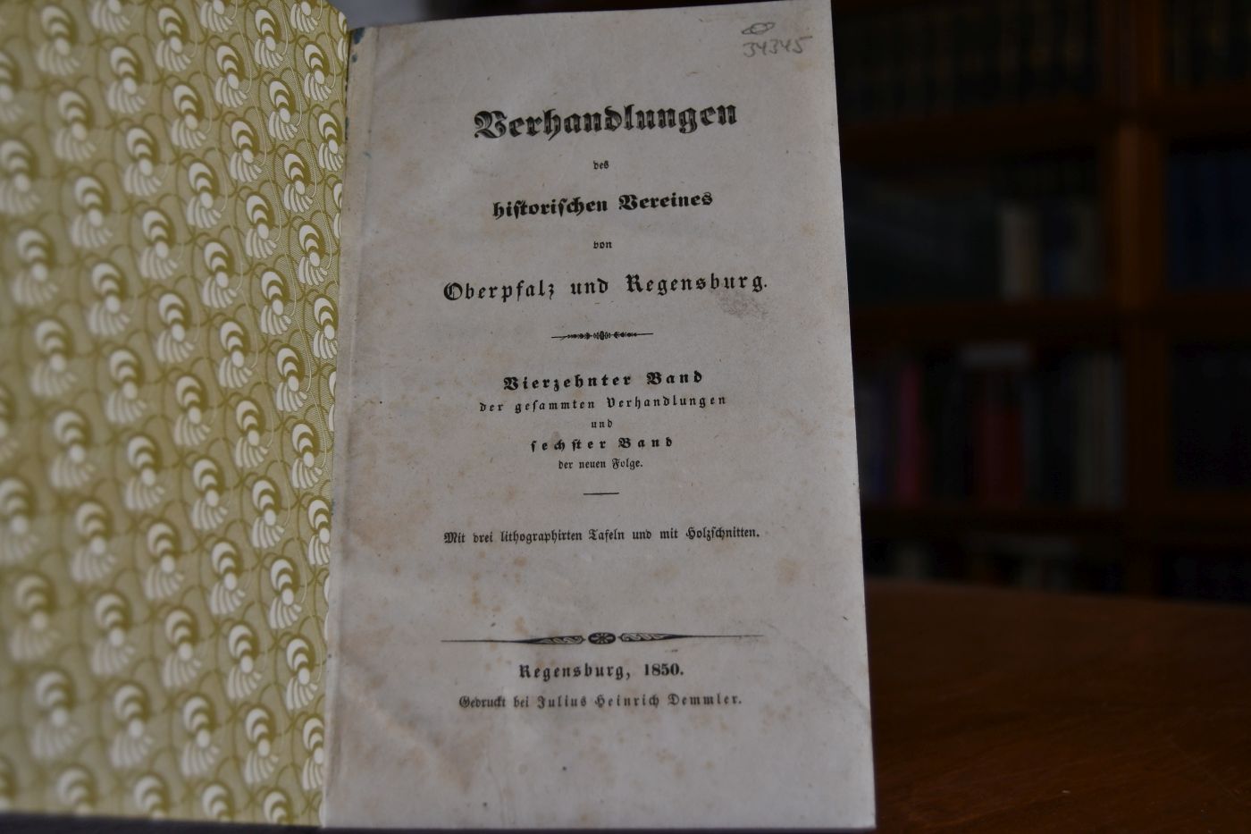 Verhandlungen des historischen Vereins für Oberpfalz und Regensburg. Vierzehnter Band der gesammten Verhandlungen und sechster Band der neuen Folge. Beigebunden Verhandlungen des historischen Vereins für Oberpfalz und Regensburg. Fünfzehnter Band der gesammten Verhandlungen und siebter Band der neuen Folge.