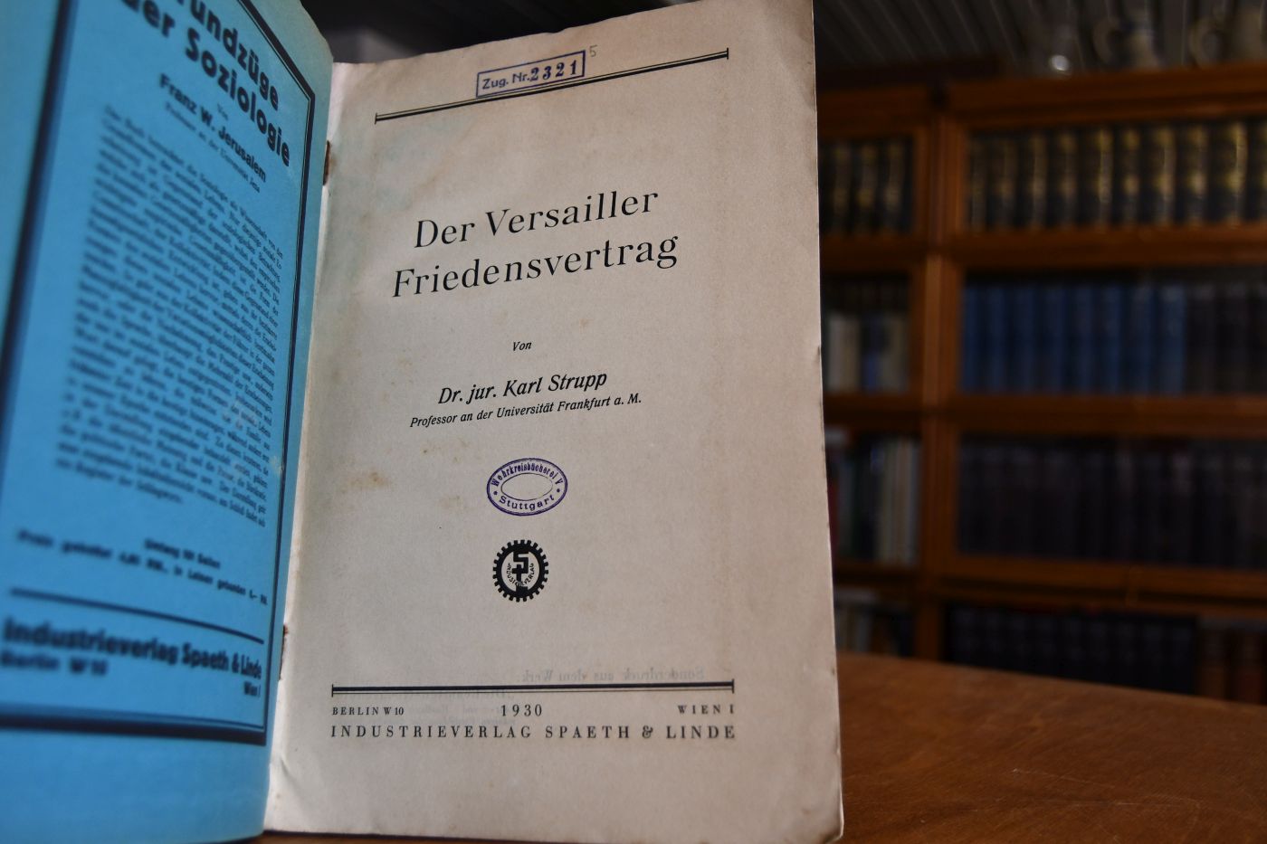 Der Versailler Friedensvetrag.