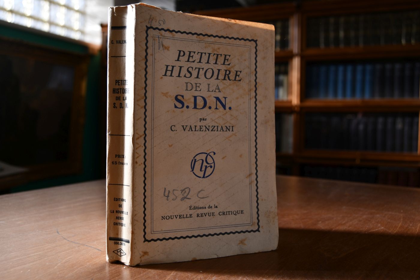 Petite histoire de la S.D.N. (Societe des Nations).