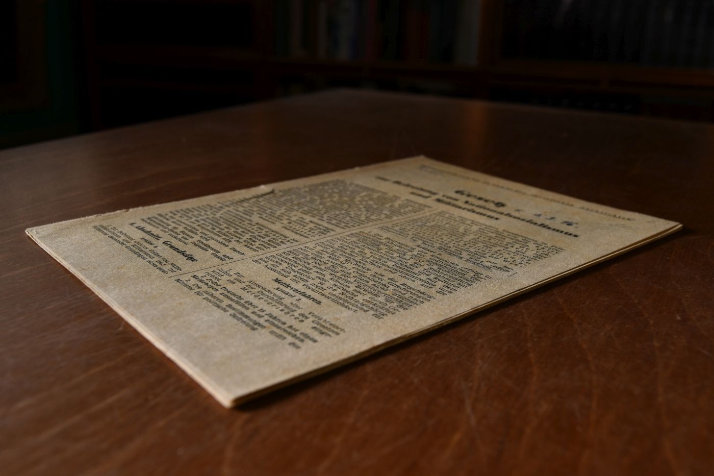 Gesetz (v. 5.3.1946) zur Befreiung vom Nationalsozialismus und Militarismus.