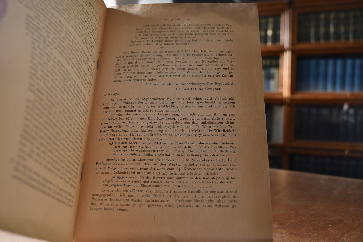 Noch ein offener Brief an die Mitarbeiter und Freunde des "Biographischen Jahrbuchs und Deutschen Nekrologs".