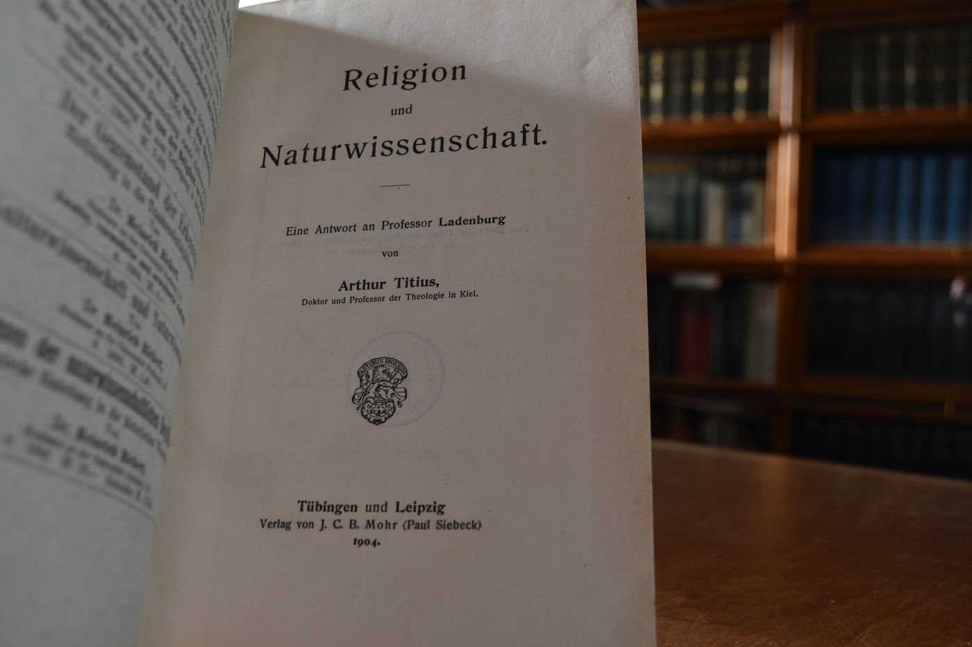 Religion und Naturwissenschaft. Eine Antwort an Professor Ladenburg.