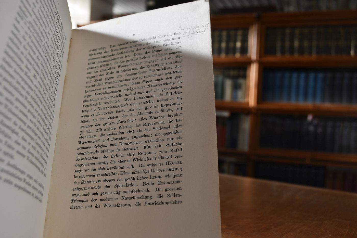 Religion und Naturwissenschaft. Eine Antwort an Professor Ladenburg.