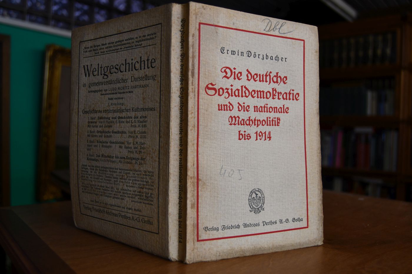 Die deutsche Sozialdemokratie und die nationale Machtpolitik bis 1914.