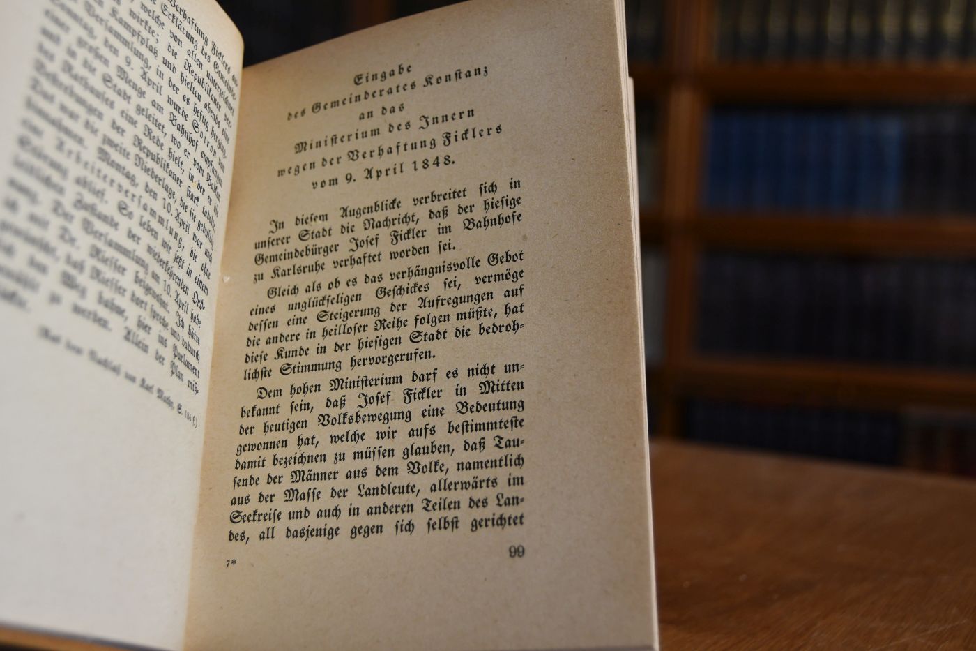 Volksstaat und Einherrschaft. Dokumente aus der badischen Revolution 1848/1849.