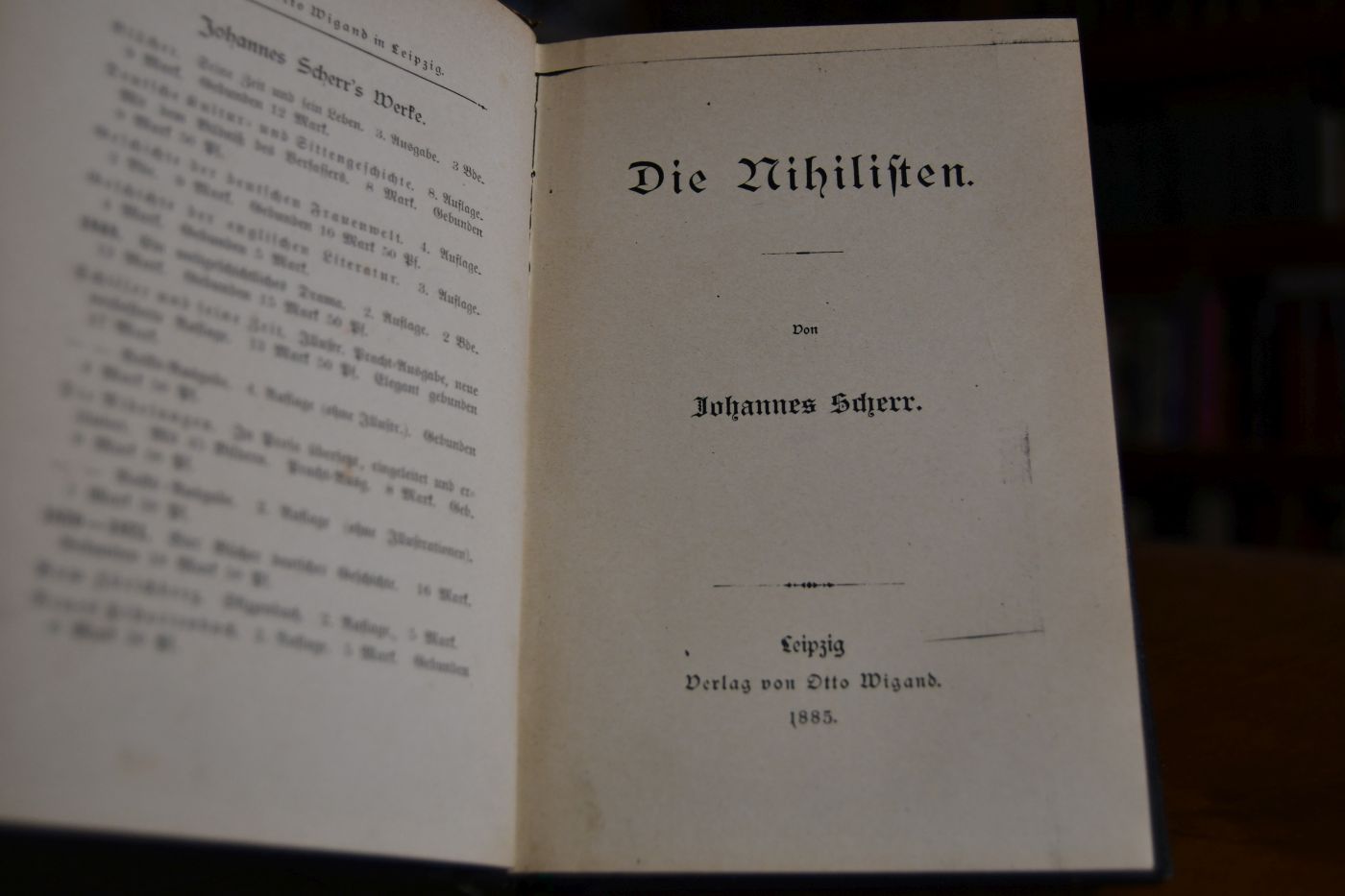 Die Nihilisten.