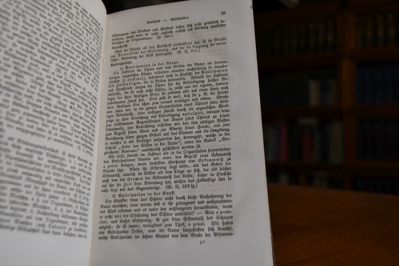 Schopenhauer-Lexikon. Ein philosophisches Wörterbuch, nach Arthur Schopenhauers sämmtlichen Schriften und handschriftlichem Nachlaß berabeitet. Erster Band (von 2) Aberglaube bis Jury. Apart.