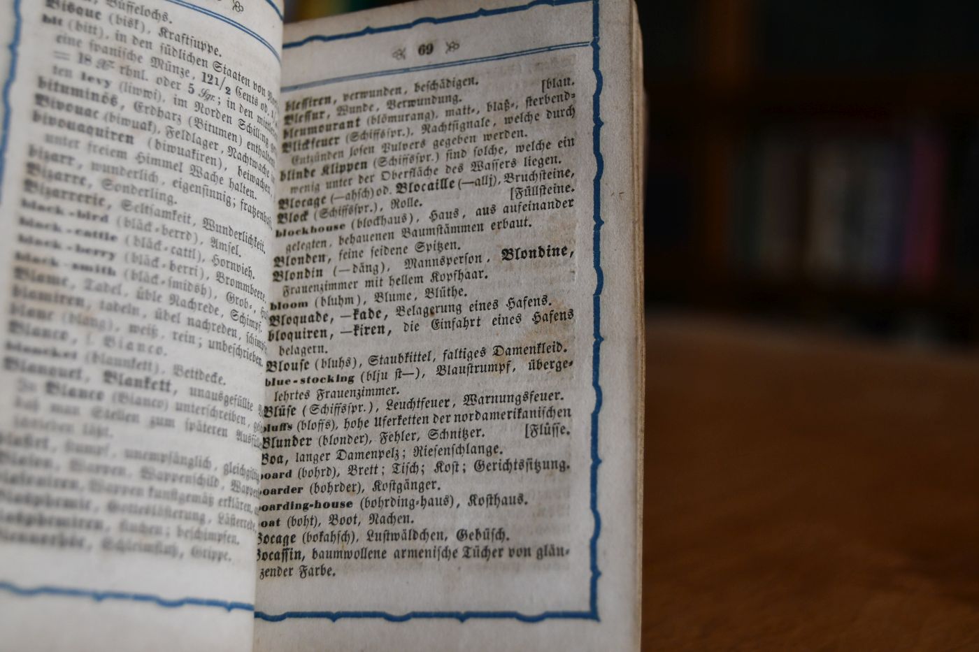 Taschen-Fremdwörterbuch oder Verdeutschung von mehr als 16,000 Fremdwörtern Ein unentbehrliches Handbuch für Zeitungsleser, für der Schiffsprache Unkundige und Alle, welche sich mit den englischen Ausdrücken vertraut machen wollen, die, unter den Deutschen in Nord-Amerika gangbar, dem Auswanderer zu wissen nöthig sind.