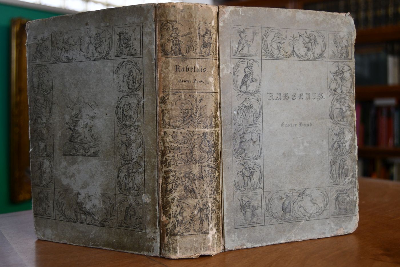 Meister Franz Rabelais der Arzeney Doctoren Gargantua und Pantagruel aus dem Französischen verdeutscht, mit Einleitung und Anmerkungen, den Varianten des zweyten Buchs von 1533, auch einem noch unbekannten Gargantua herausgegeben durch Gottlob Regis. Erster Theil (von 2) apart.