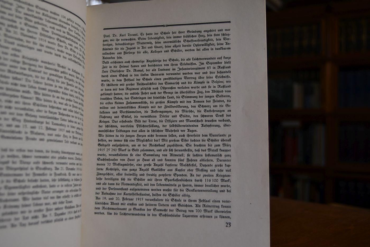 Festschrift zum fünfundzwanzigjährigen Bestehen der Sachsenhäuser Oberrealschule Frankfurt am Main.