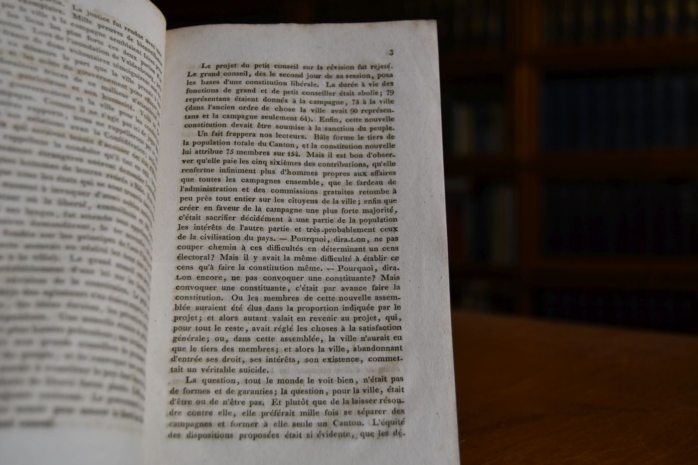 Résumé des affaires de Bâle Article du Supplément au No. 5 du Nouvelliste Vaudois.