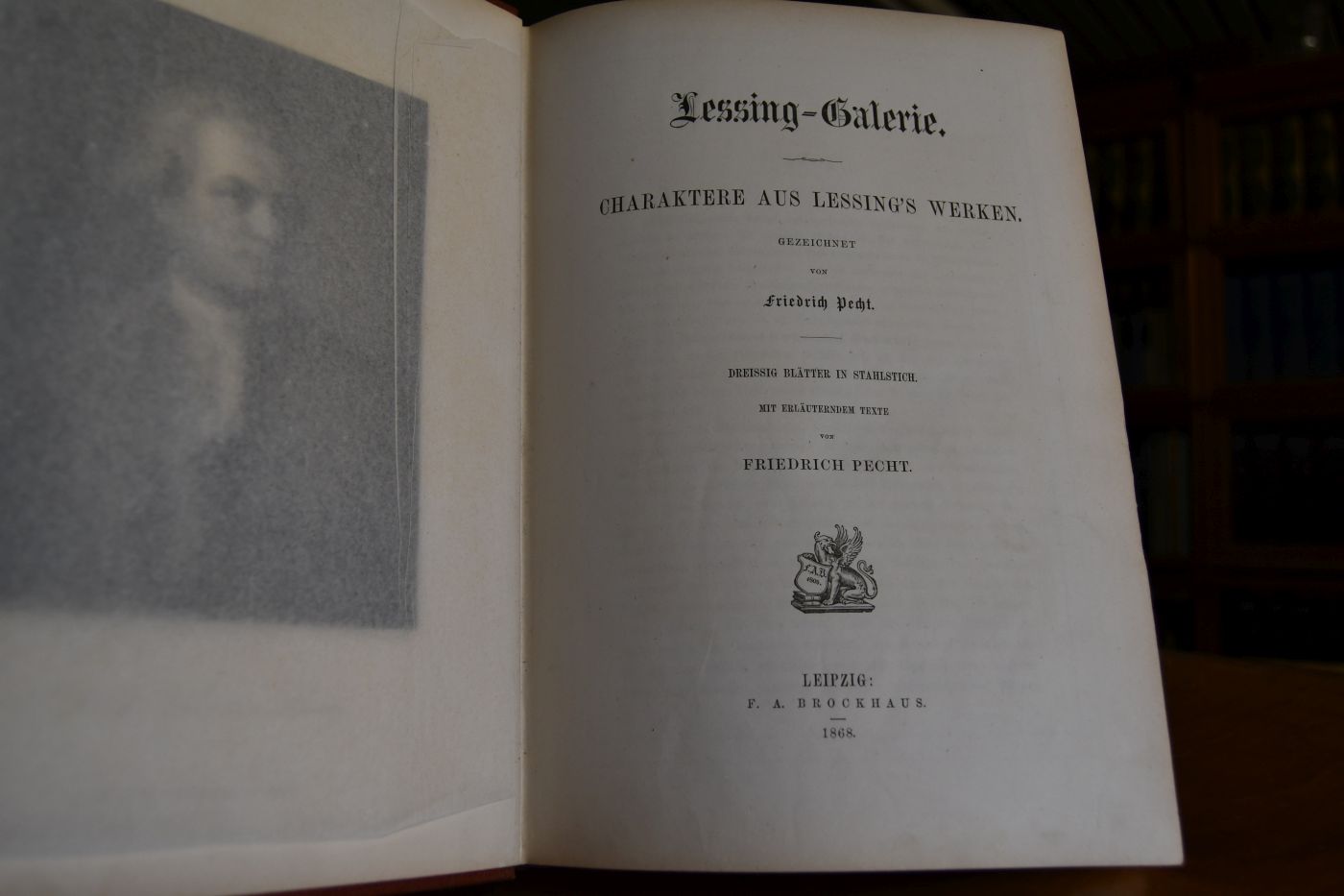 Lessing-Galerie. Charaktere aus Lessing`s Werken.