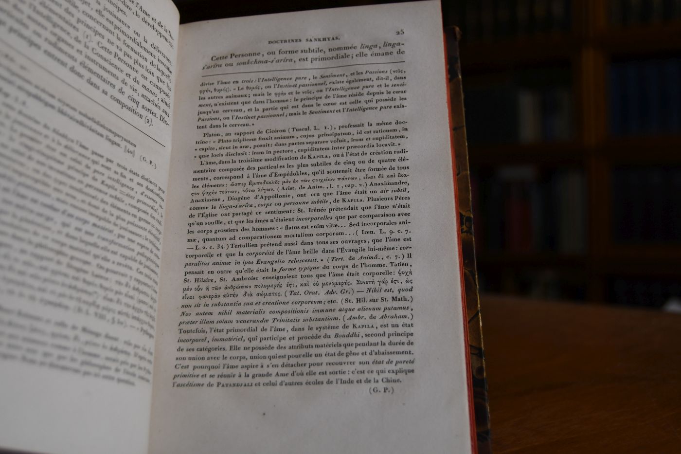 Essais sur la Philosophie des Hindous.