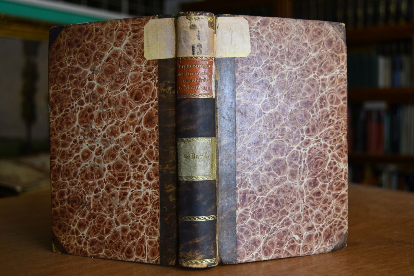 Ergänzungen und Abänderungen der Preussischen Gesetzbücher. Zweiter Band enthaltend das Allg. Landrecht Theil II. Tit. 1-8.