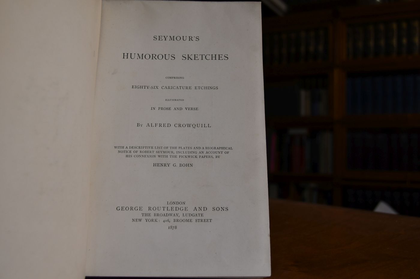 Seymour`s humorous sketches.
