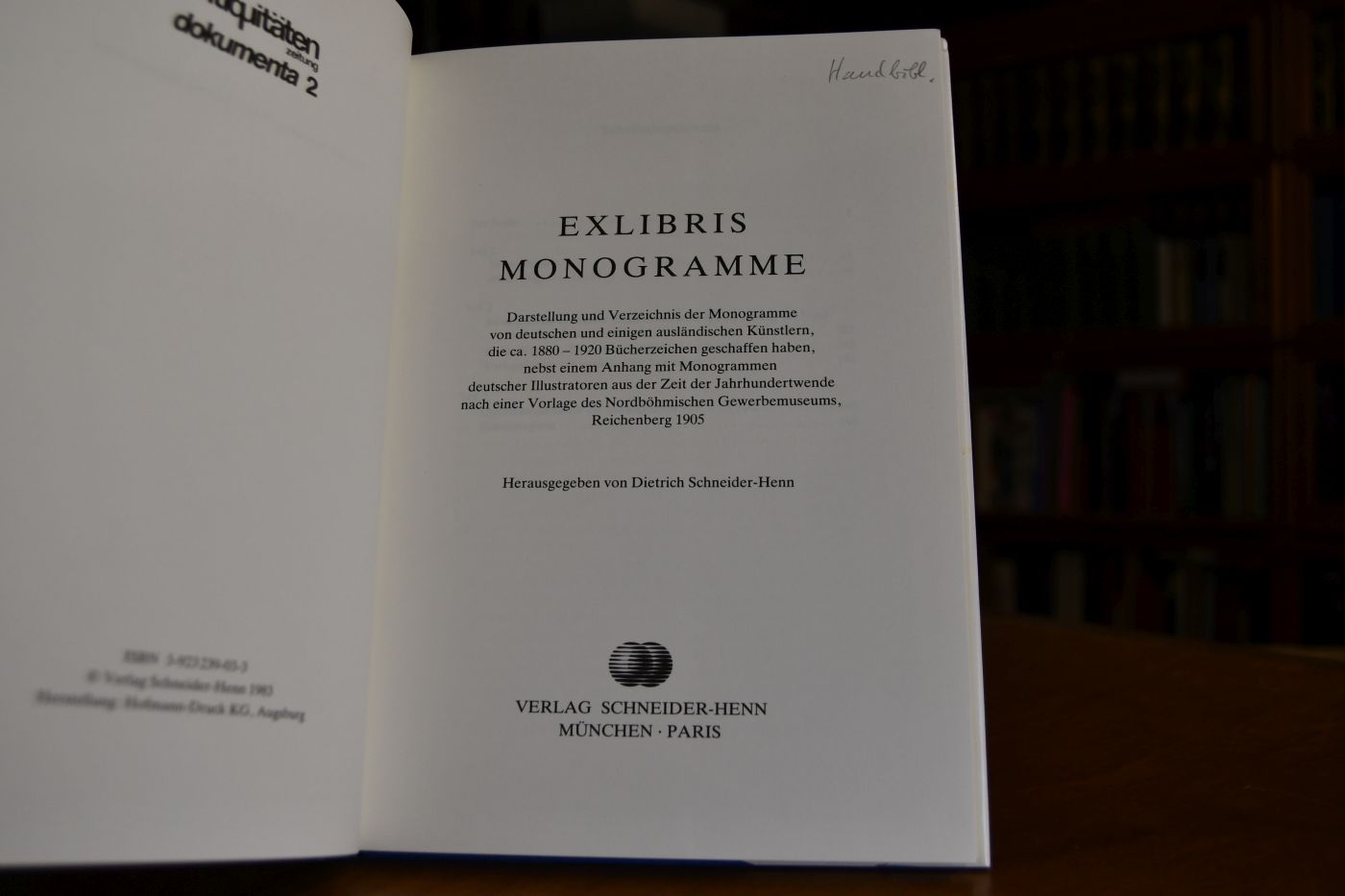 Exlibris Monogramme.