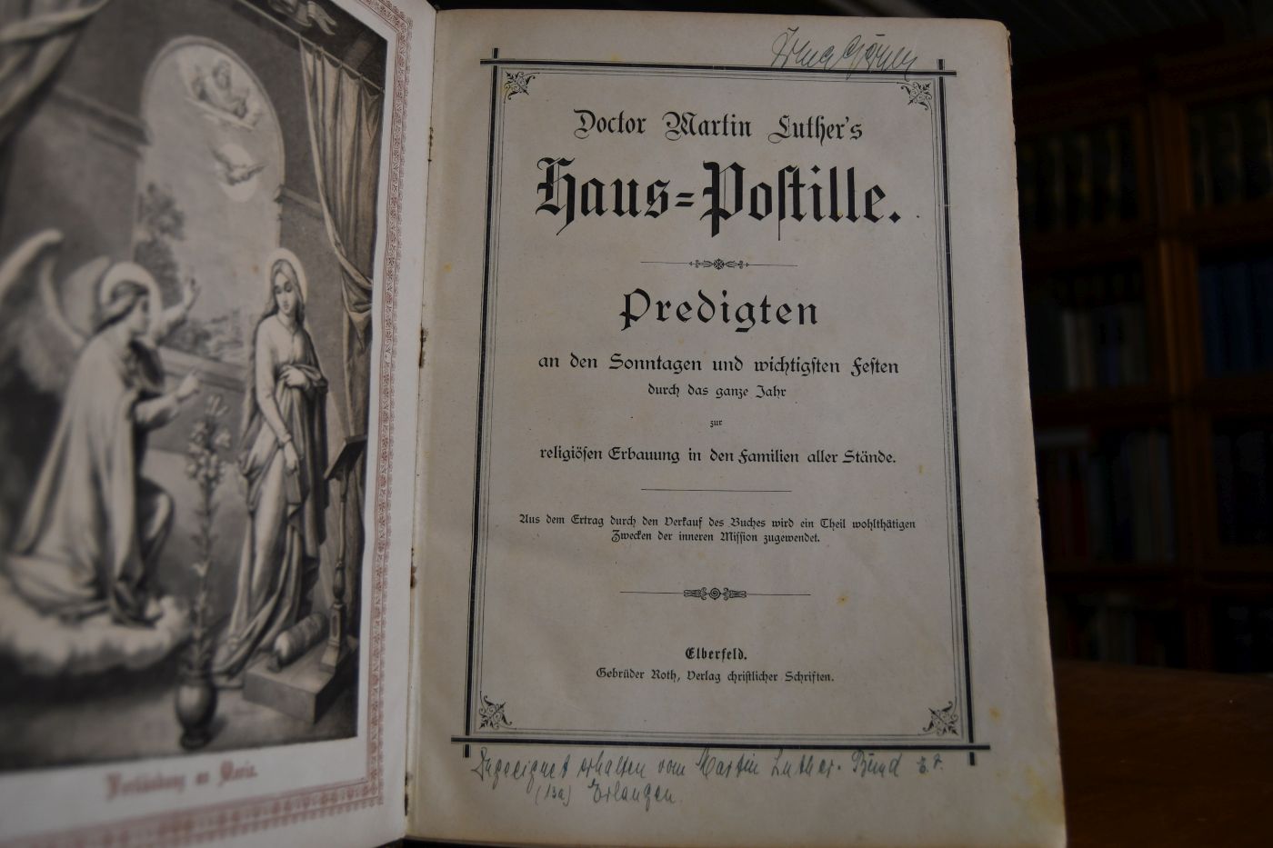Doctor Martin Luther`s Haus-Postille. Predigten an den Sonntagen und wichtigsten Festen durch das ganze Jahr zur religiösen Erbauung in den Familien aller Stände.