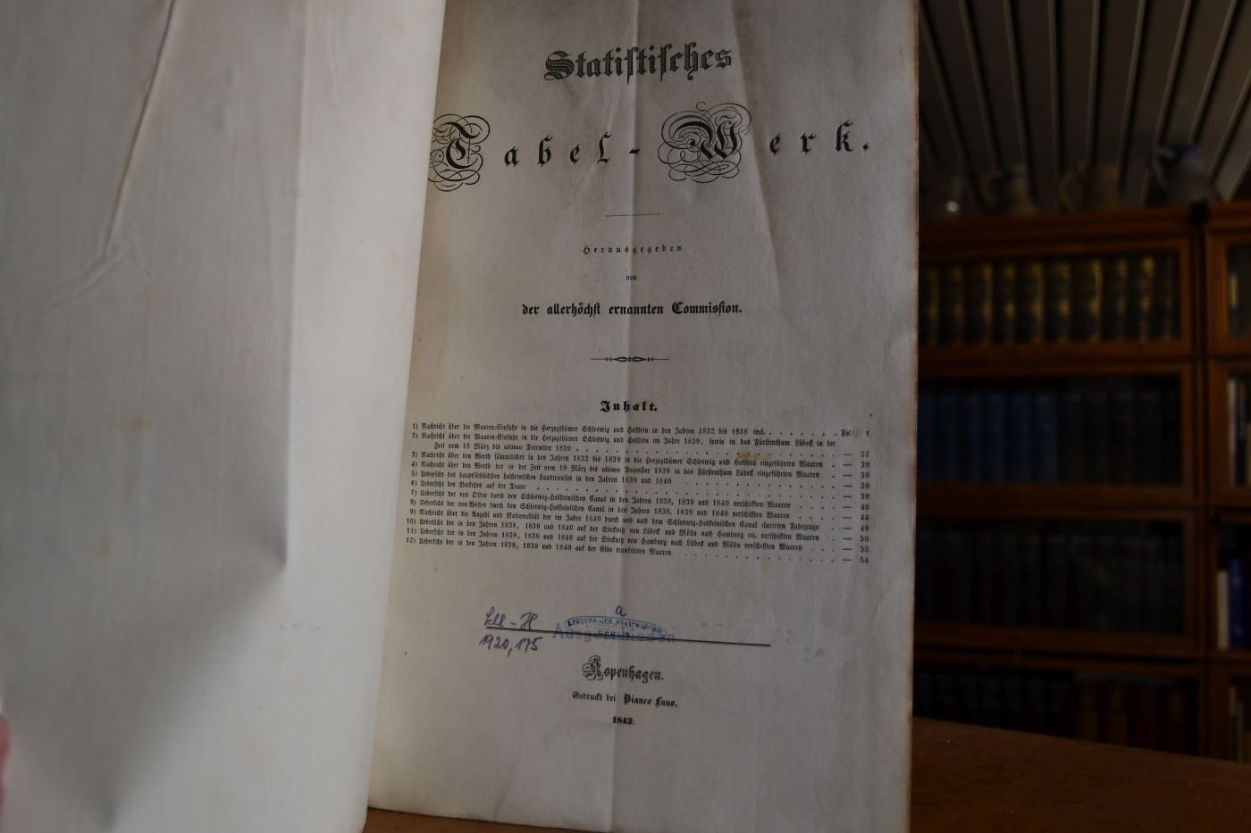 Statistisches Tabel-Werk. Herausgegeben von der allerhöchst ernannten Commision.