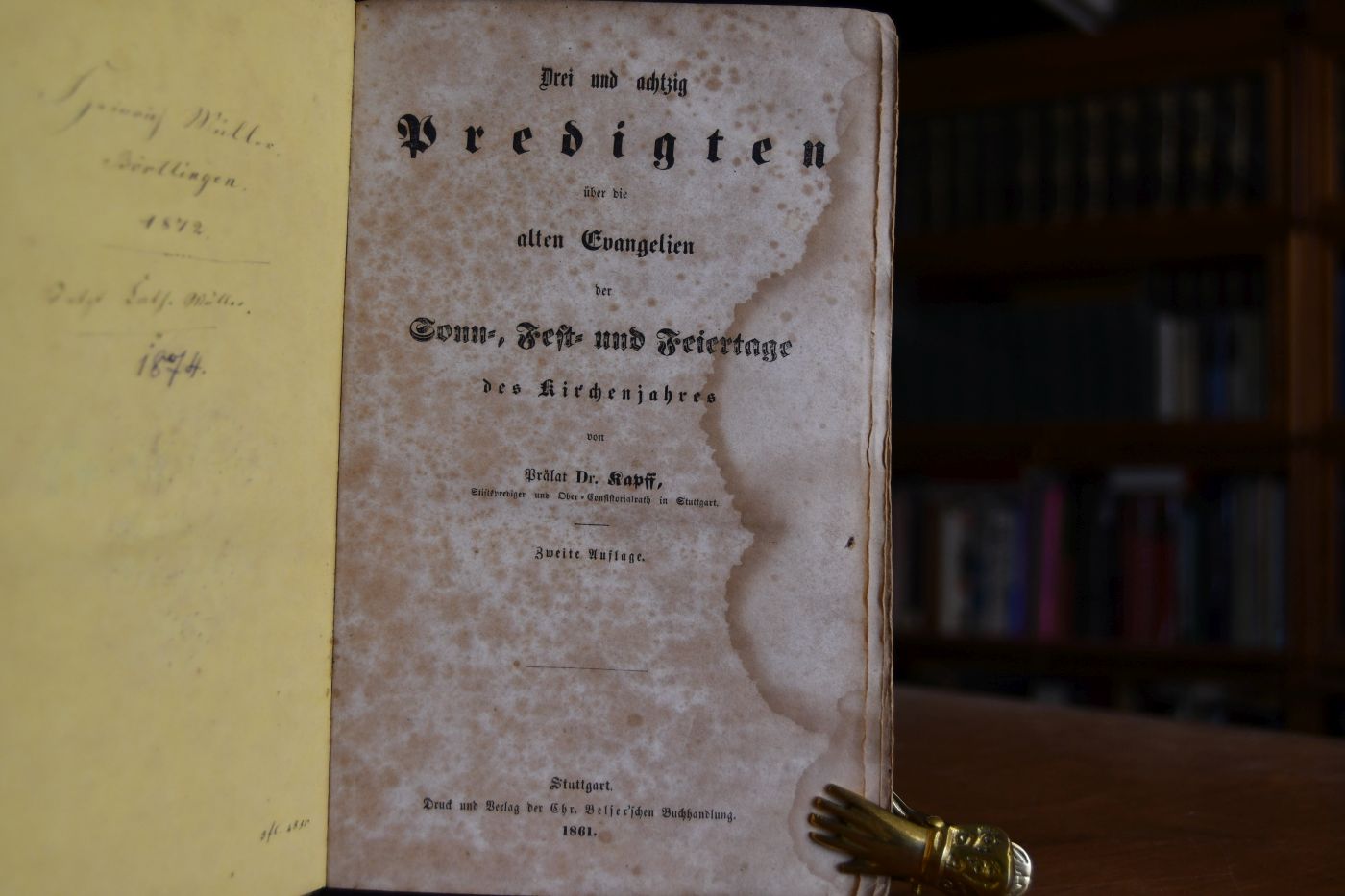 Drei und achtzig Predigten über die Evangelien der Sonn-, Fest- und Feiertage des Kirchenjahres.