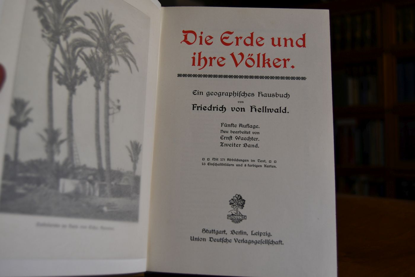 Die Erde und ihre Völker. Ein geographisches Handbuch. 2. Band (apart).