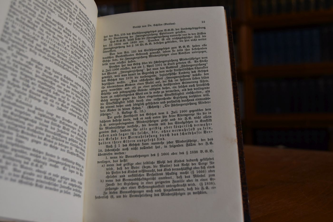 Zwangs-Erziehung und Armenpflege.