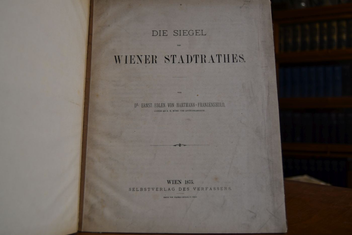 Die Siegel des Wiener Stadtrathes.