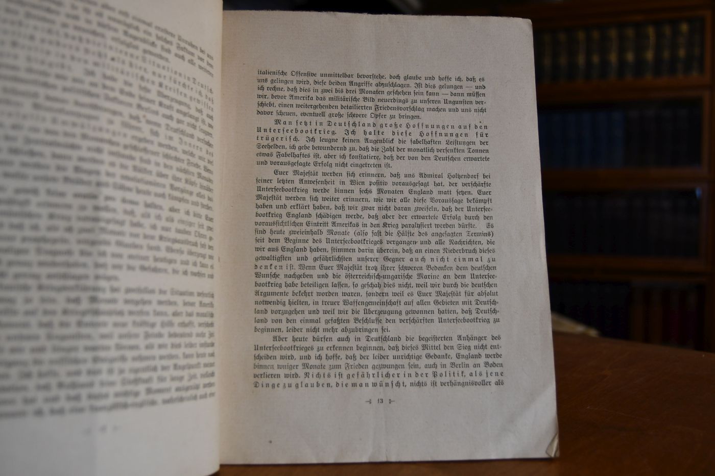 Ottokar Czernin über die Politik während des Weltkrieges. Rede, gehalten den 11. Dezember 1918.