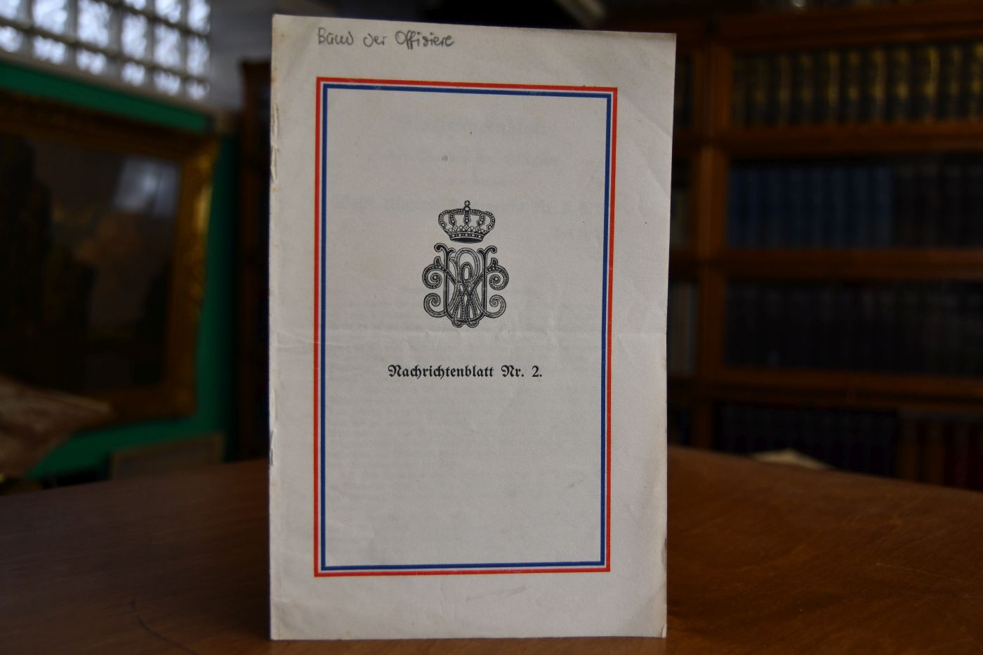 Nachrichtenblatt des Bundes der Offiziere des ehemaligen Westf. Ulanen-Regiments Nr. 5 e.V. Nr. 2, Juni 1922.