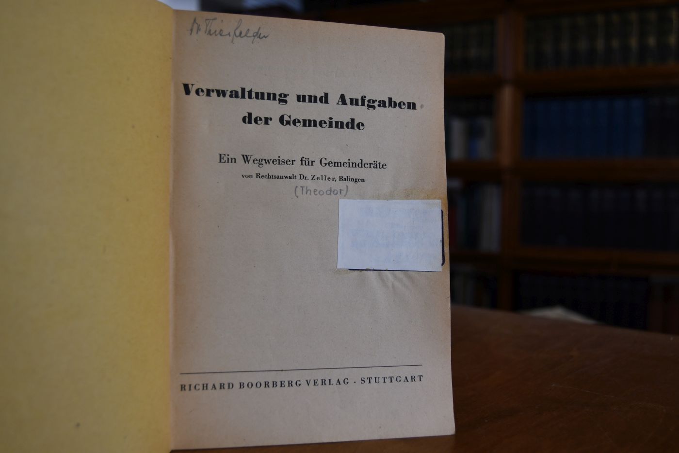 Verwaltung und Aufgabe der Gemeinde. Ein Wegweiser für Gemeinderäte.
