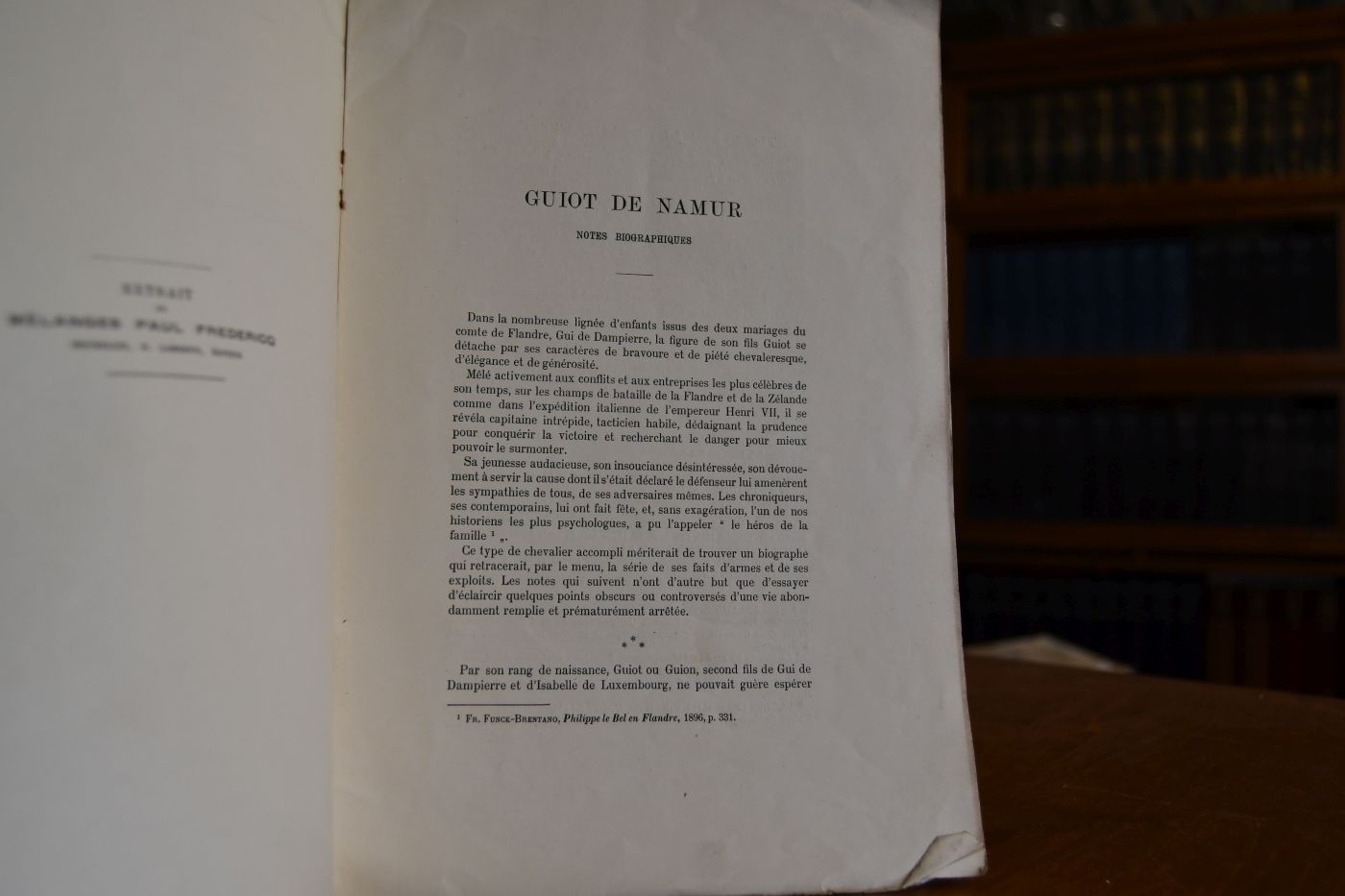 Guiot de Namur. Notes biographiques.
