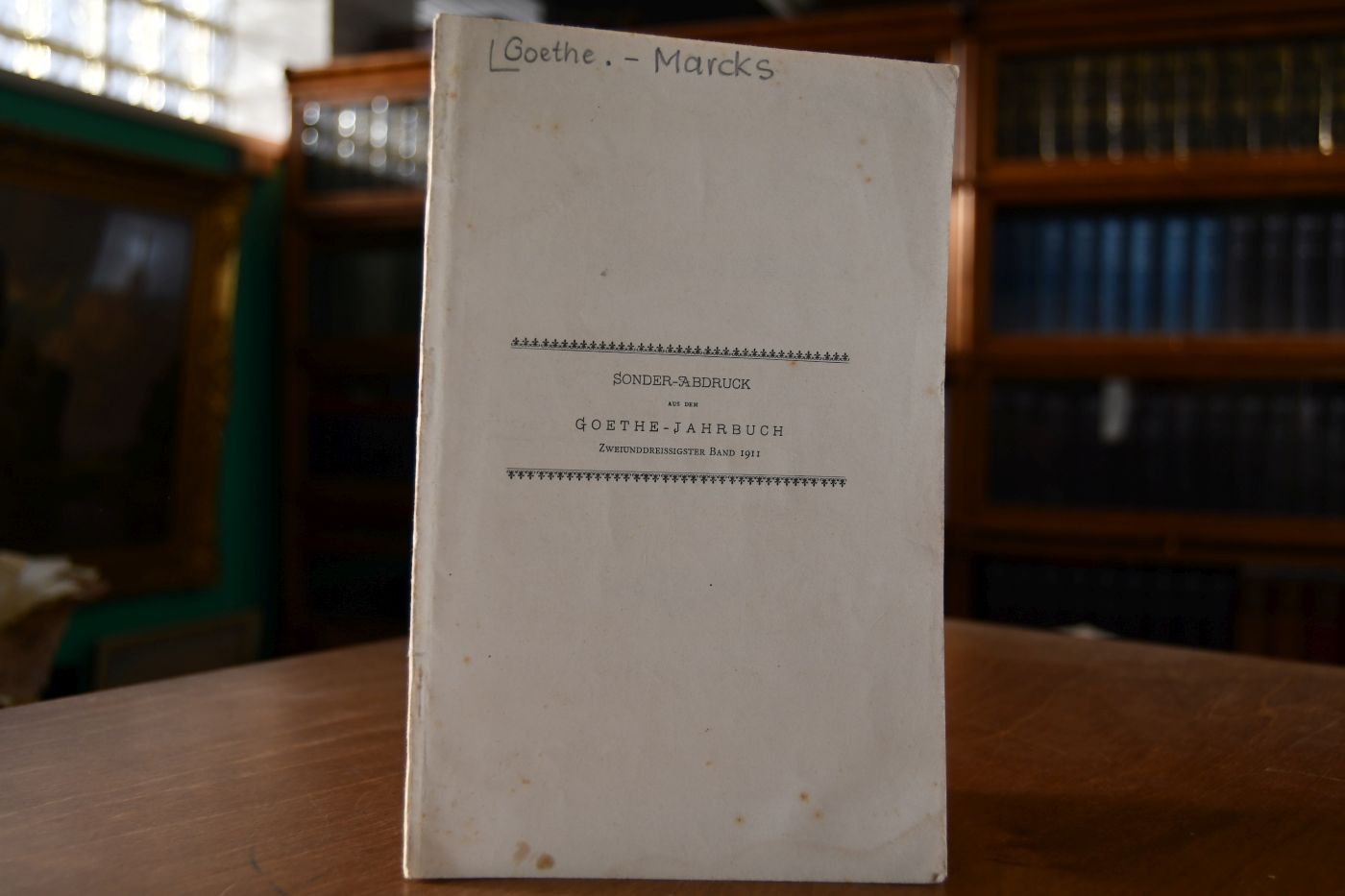 Goethe und Bismarck. Festvortrag in der 26. Generalversammlung der Goethe-Gesellschaft in Weimar am 3. Juni 1911.