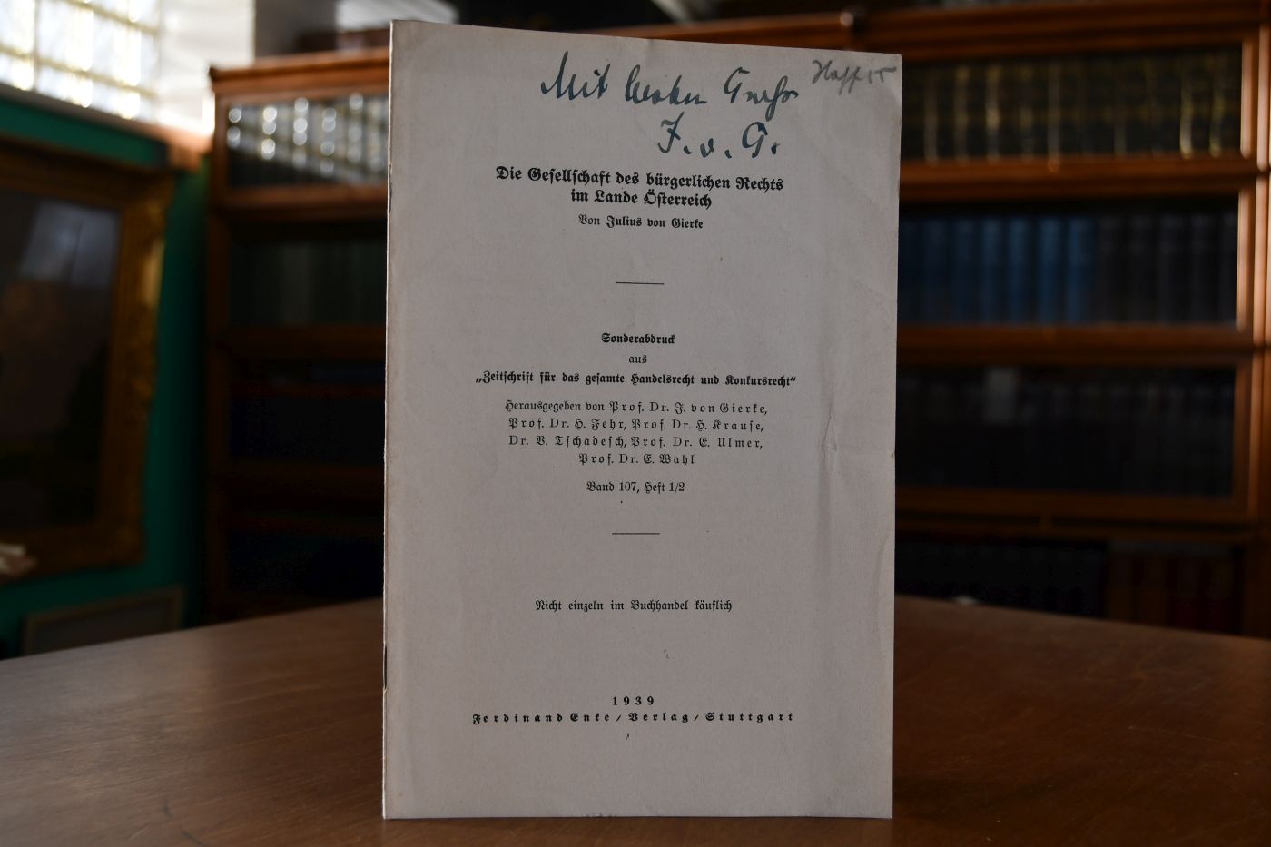Die Gesellschaft des bürgerlichen Rechts im Lande Österreich.