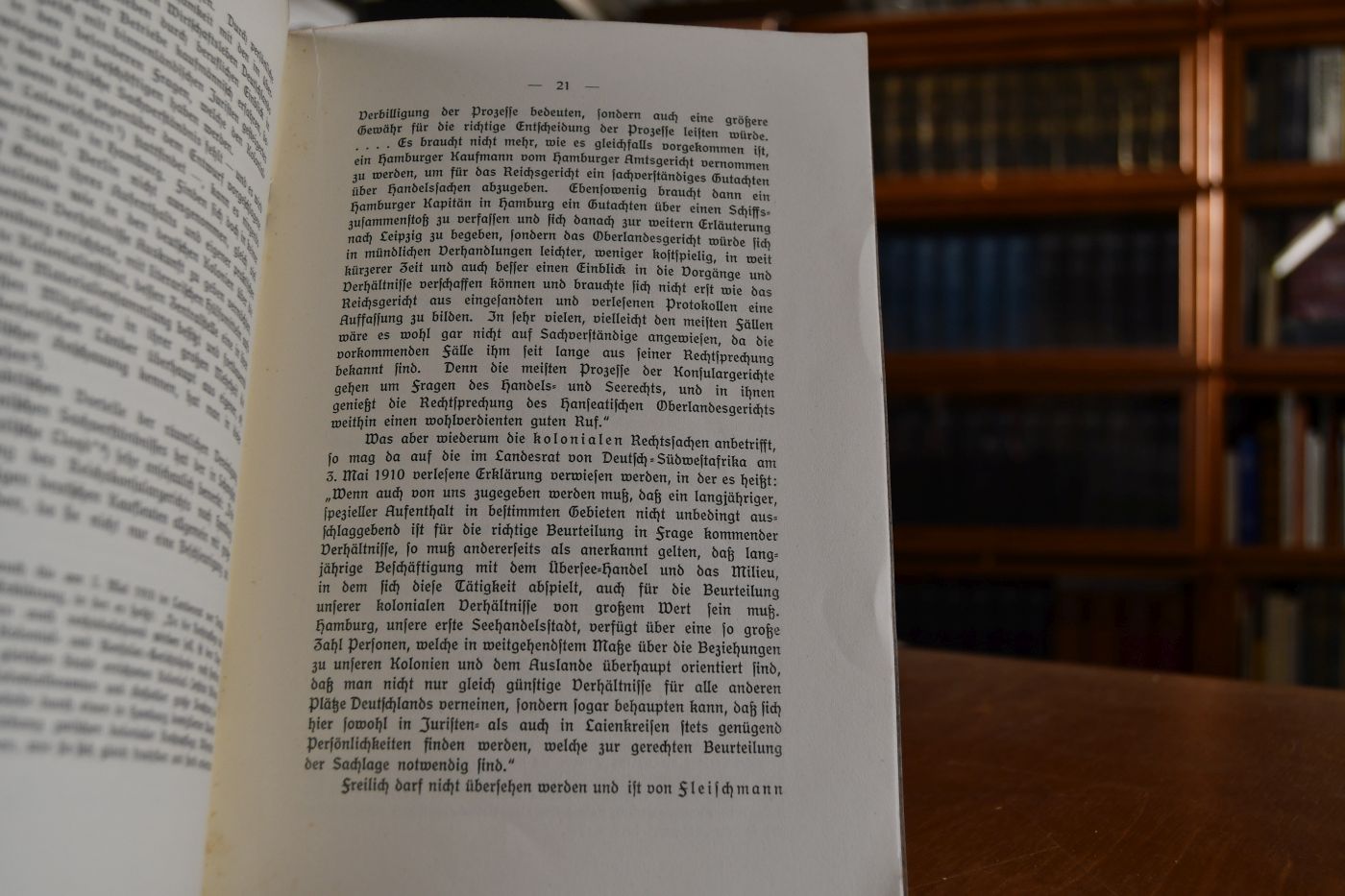 Die Errichtung eines Kolonial- und Konsular-Gerichtshofes. Kritische Erörterungen.