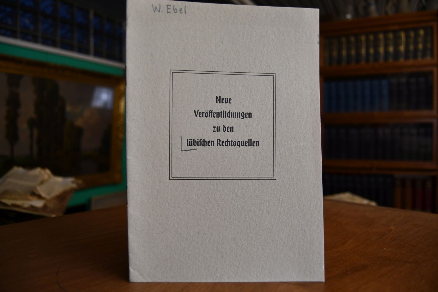 Neue Veröffentlichungen zu den lübischen Rechtsquellen.