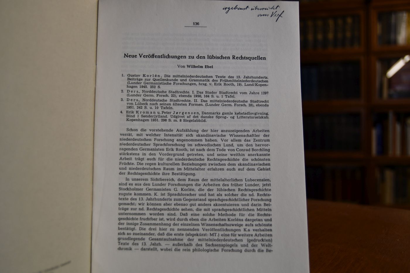 Neue Veröffentlichungen zu den lübischen Rechtsquellen.