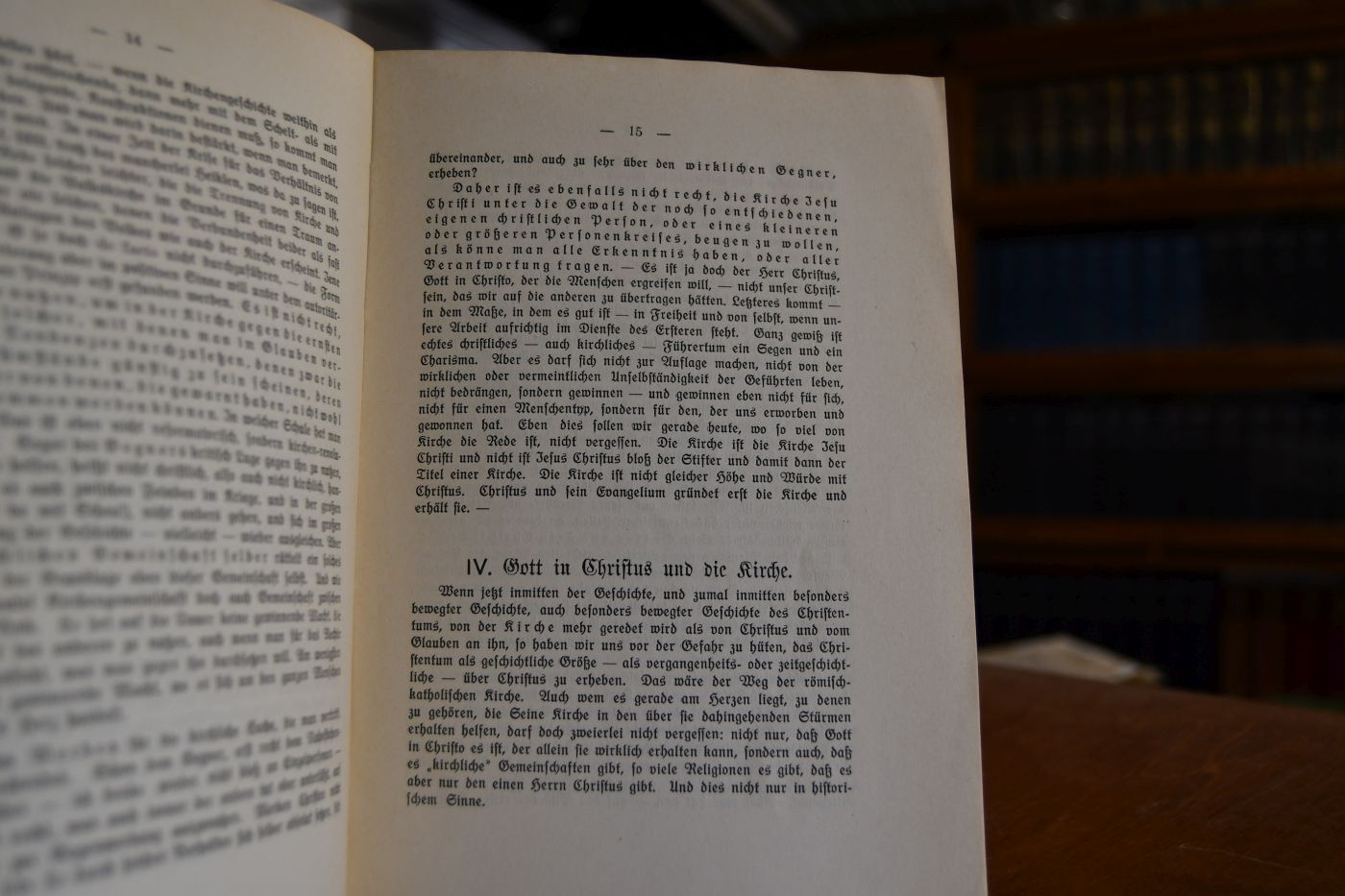 Theologische Anliegen zur Kirchenfrage