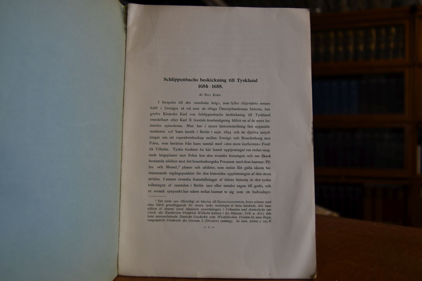 Schlippenbachs beskickning till Tyskland 1654 - 1655.