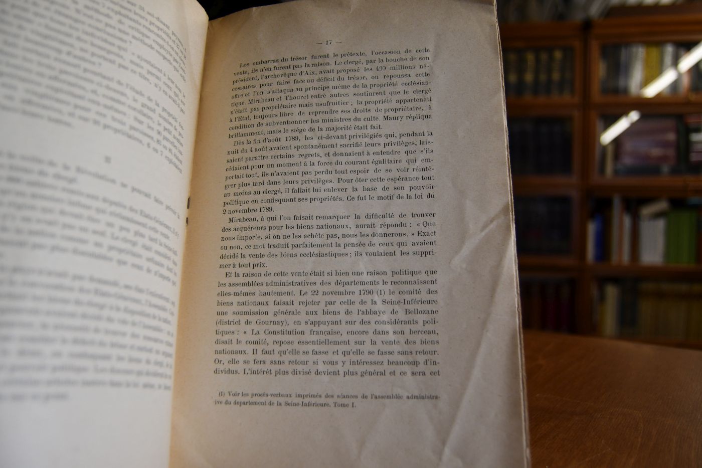 La Propriete Fonciere Du Clerge Et La Vente Des Biens Ecclesiastiques Dans La Seine-Inferieure.