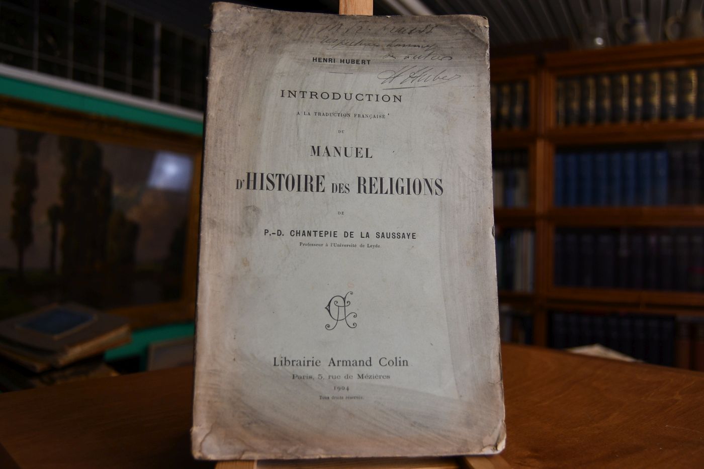 Introduction a la traduction francaise du Manuel d`histoire des Religions de P.-D. Chantepie de la Saussaye.