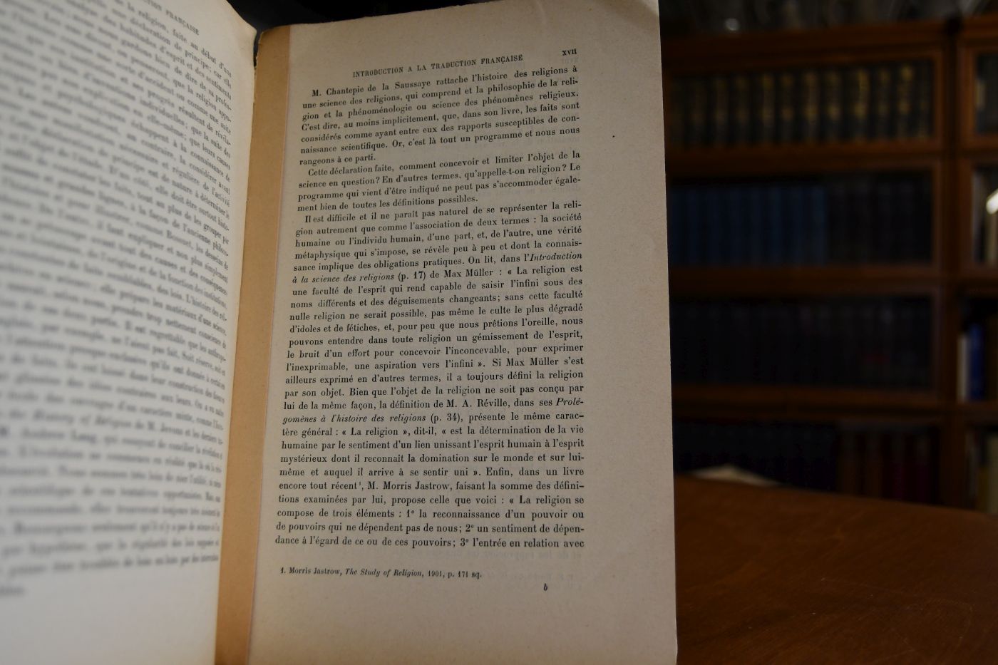 Introduction a la traduction francaise du Manuel d`histoire des Religions de P.-D. Chantepie de la Saussaye.